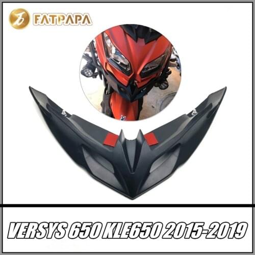 FOR KAWASAKI VERSYS 650 KLE 650 2015-2019 Motorcycle Accessories Headlight Fender Beak ABS