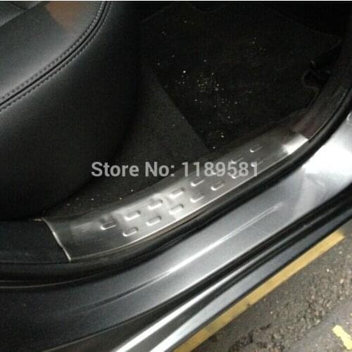For Nissan Qashqai 2014 2015 2016 Stainless Steel Interior Inner Door Sill Protectors