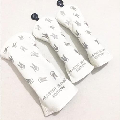 Golf Club #1 #3 #5 Wood Headcovers Driver Fairway Woods cover PU Leather Head Covers Set Protector Golf Accessories