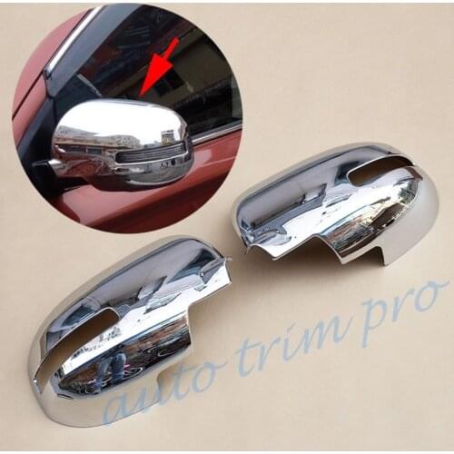 Chrome Rear View Mirror Cover Fit For Mitsubishi Outlander 2013-2020 Accessories Rearview Side Window Mirror Trim Decoration