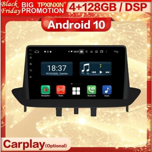 Carplay 2 Din Android Multimedia Stereo Receiver For Reanult Megane 3 2009 2010 2011 2012 2013 2014 Radio Audio Player Head Unit