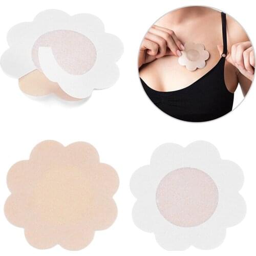 10Pairs Womens Invisible Breast Lift Tape Cover On Bra Nipple Stickers Chest Stickers Adhesive Bra Nipple Covers Accessories