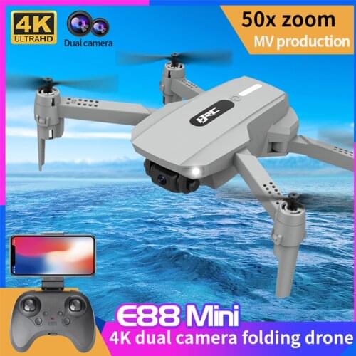 2021 New Mini Drone 4K HD Camera WiFi HD Real-time Image Return Transmission Altitude Hold Foldable Quadcopter RC Dron Toy
