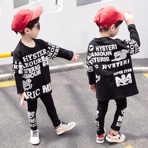 Boys clothes 2020 autumn kids clothing sets full sleeve sweatshirt and pants children outfit sport suits toddler spring cartoon
