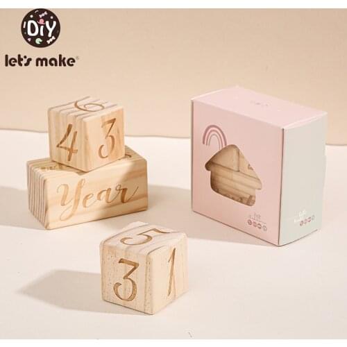 Let‘s make Milestone Cards Pregnant Baby Newborn Milestone Memorial Commemorative Card Background Decoration Photo Props