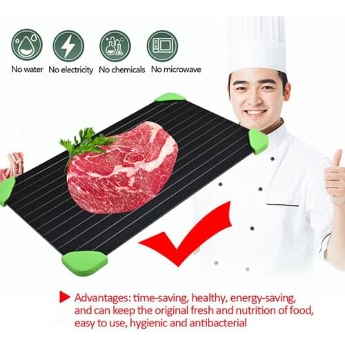 Fast Defrosting Tray Thaw Food Meat thawing Fruit Sea Fish Quick Defrosting Plate Board Tray Kitchen Gadget Tool