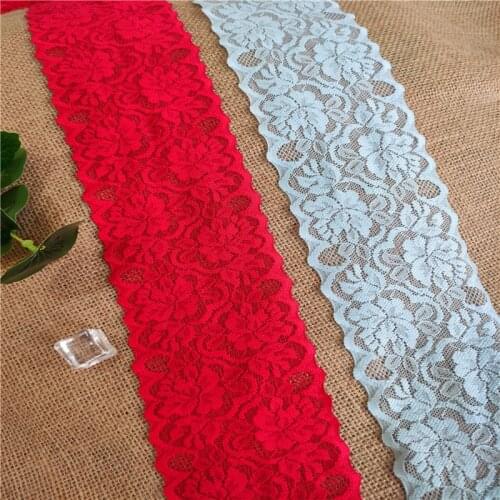 S1276 6wide 8.5cm elastic lace ribbon African lace fabric sewing decorative wedding dress accessories