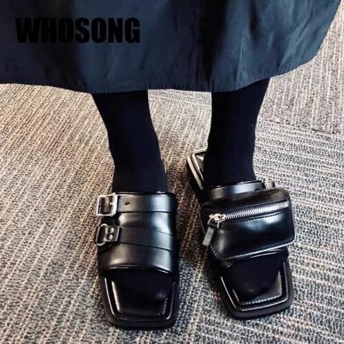 Women Slippers Woman Chain Slides Flats Ladies Casual Outside Slides Female Soft Brand Slides Fashion Shoes Zapatos De Mujer New