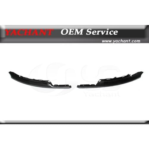 Car-Styling Dry Carbon Fiber Body Kit Front Bumper Lip Fit For 2007-2012 Aston Martin DBS OEM Style Front Splitter