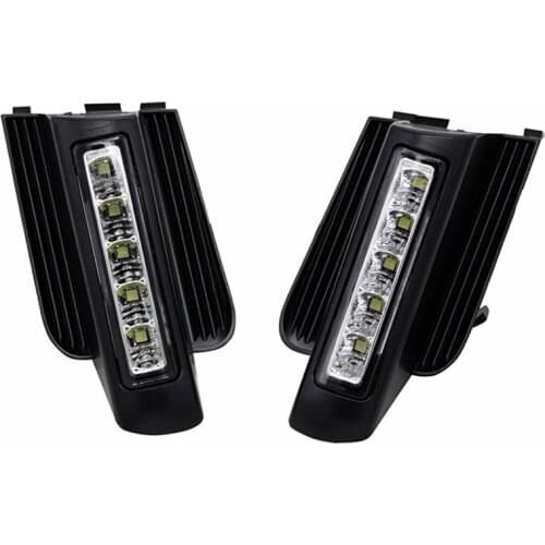 SELYNDE for Prado 120 Land Cruiser LC120 FJ120 GRJ120 2003-2009 DC 12V Light Car LED Fog Daytime Running Light LED DRL