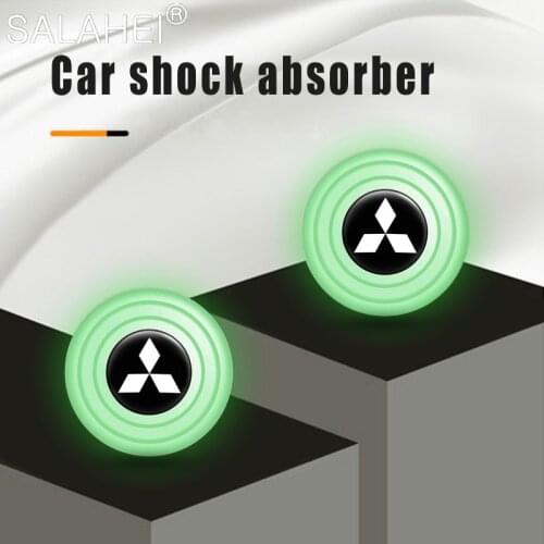 Luminous Car Door Shock Absorber Soundproof Buffer Sticker For Mitsubishis ASX Lancer Pajero Outlander L200 EVO Lancer EX Pajero