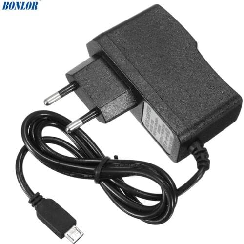 Universal EU Plug 5V 2.5A Micro USB Charger Power Supply Charging Adapter For Smart Phones Tablet CCTV Camera & DV Portable Plug