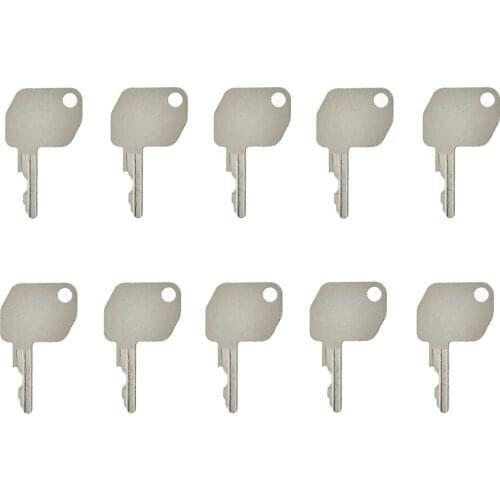 10 PCS 92274 Key For Ford NH New Holland JCB 3CX Thwiates Dumper Backhoe Heavy Equipment Ignition Starter Switch Free Shipping