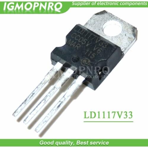 10pcs/lot LD1117V33 LD33V Low Dropout Regulator to220 new
