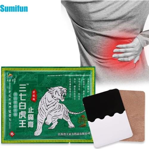 6pcs/bag 100% Original Tiger Balm Medical Plaster Arthritis Muscle Rub Joint Aches Herbal Stickers Heat Patches For Pain C2519