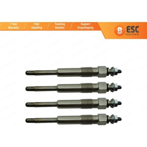 ESC EGP44-1 4 Pcs Heater Glow Plugs GX90, 0100226371, GN016 for Fiat Citroen Peugeot 1.5-1.9