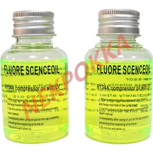 Free Shipping,2pcs,Fluorescent oil,Ultraviolet oil leak detection Automobile air conditioning system