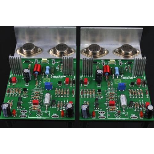 GZLOZONE One Pair Assembeld NCC200 Power Amplifier Board Base On UK NAIM NAP250 / 135 Amp