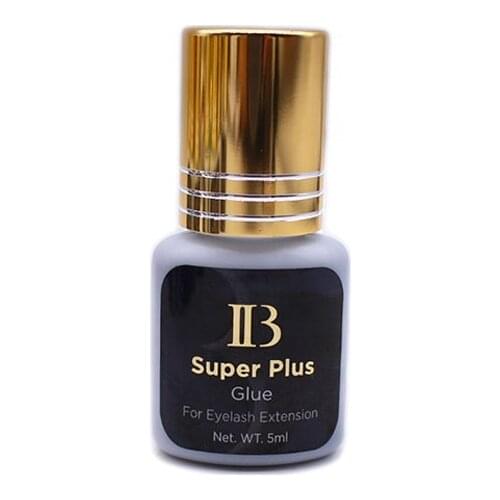 5ml IB Super Plus Glue For Eyelash Extensions Gold Hat Gel Korea 1-2s Fast Dry Lash Glue Long Last Lash Strong Adhesive Latex