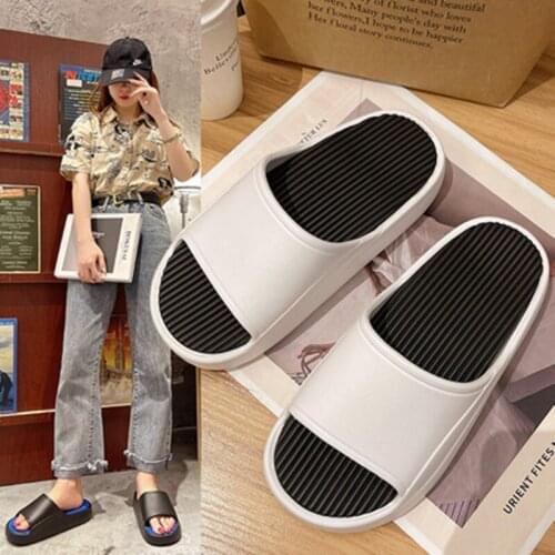 2021 New Mens Slippers Indoor Home Summer Beach Outdoor Slides Ladies Slipper Platform Mules Shoes Woman Flats