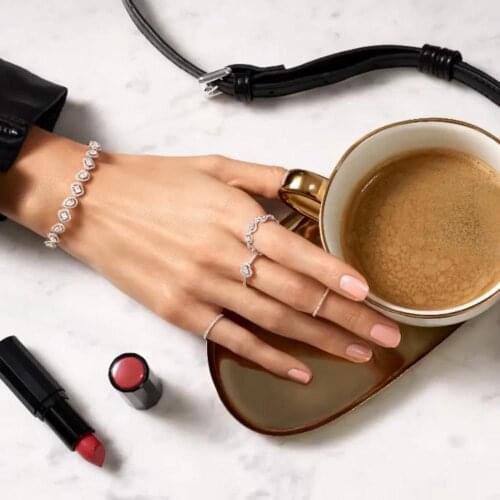 Jankelly luxury Unique African Bangle Ring Set Jewelry Sets For Women Wedding Cubic Zircon Crystal CZ Dubai Bridal Jewelry Set