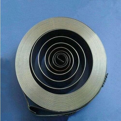 Customized High Quality Constant Forced Spring Clock Flat Coil Spiral Power Spring, 0.4mm thickness x 11mm width x 3600mm length