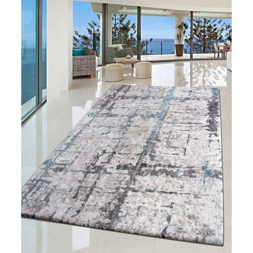 NUR HOME SPONGE VELVET RUBBER CARPET COVER NRH-16 BLUE MIXED MODEL