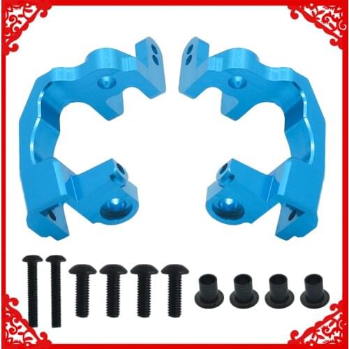 Alloy 2pcs/set machined alloy front C-hub carrier for 1/10 ARRMA 3s&Mega550 Vorteks Senton Granite Big Rock Typhon upgrade part