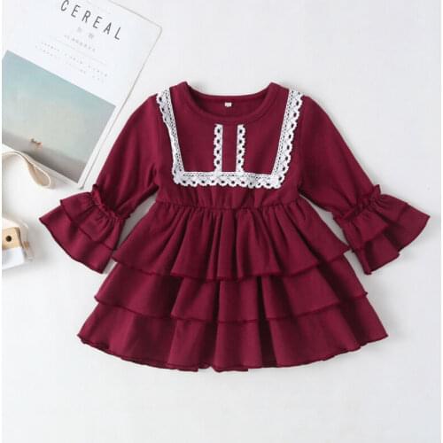 Girl Dress 2019 Christmas Toddler Kid Baby Girl Festival Xmas Party Tutu Knitted Dress Outfit Clothes Size 0-3Y