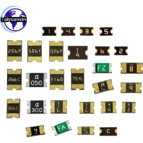 50PCS 0805 1206 1210 1812 Fuse SMD Patch PTC Resettable Fuse 0.05A 0.1A 0.2A 0.3A 0.35A 0.5A 0.75A 1A 1.5A 2A 2.6A 3A 6V 9V 15V