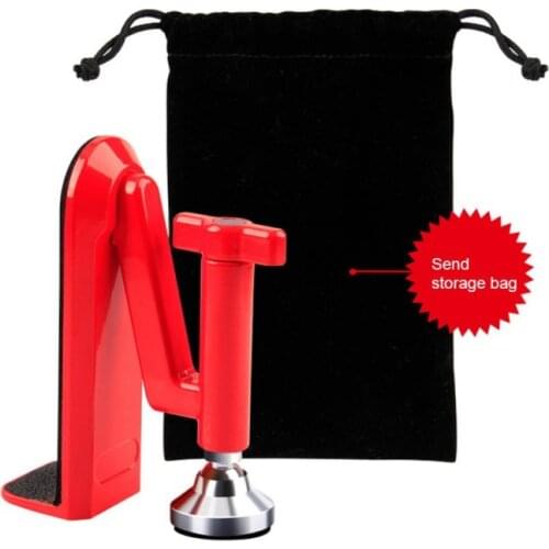 Portable Passable Security Check Door Closer Jammer Lock-Security Device For Travel Personal Protection Home Security Door Stop