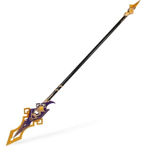 Genshin Impact Zhongli Spear Vortex Vanquisher Cosplay Prop