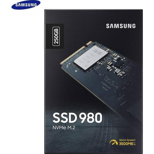 Samsung 980 SSD 250GB 500GB 1TB M.2 2280 NVMe 1.4 Interface Internal Solid State Drive PCIe Gen 3.0x4 with V-NAND Technology
