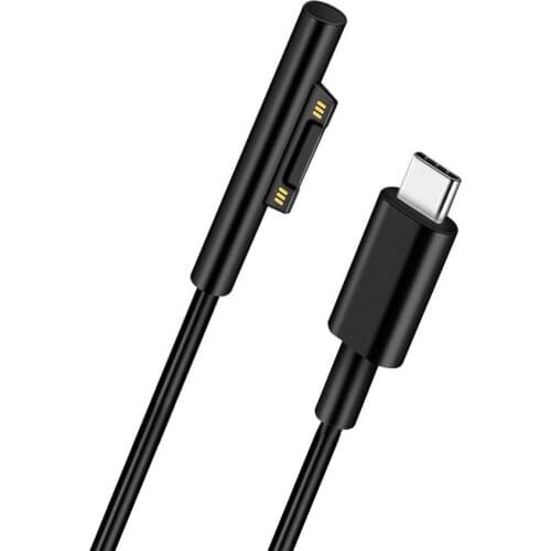 Type C Charger PD Charging Cable Cord 15V for Surface Pro 3 4 5 6 book2017 Pro3 Pro4 Pro5 pro6 book1 Book2 GO Laptop DC Cable