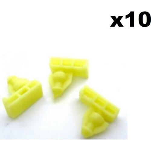 10x Wheel arch surround trim clips for Nissan Juke & X-Trail- Wing moulding clip