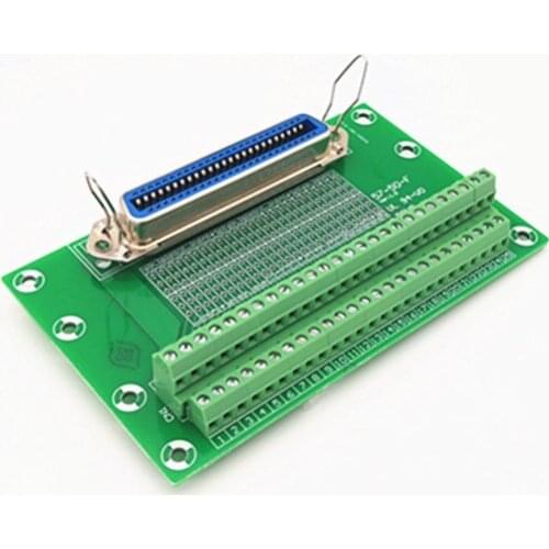 57Series 50-Pin 0.085" Vertical plug-in Female Header Connector Breakout Board