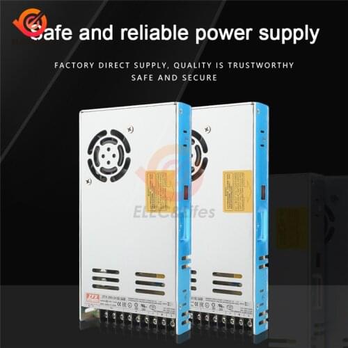 AC-DC 220V to 24V 350W Switching Power Supply Module With Cooling Fan Short Circuit Overload Overvoltage Overheat Protection