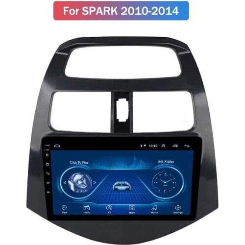 Car Multimedia player android Car DVD For Chevrolet Spark 10-14 GPS Vehicle-Mounted Navigator Zksoftware Big Machine android 9