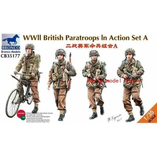 BRONCO CB35177 1/35 WWII British Paratroops In Action Set A