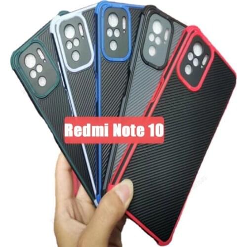 Carbon Fiber Texture Shockproof case for Redmi Note 10 Pro Max 9s 9Pro 9T 9A K40 POCO F3 X3 Pro M3 Mi 11 Lite 10T Matte Cover