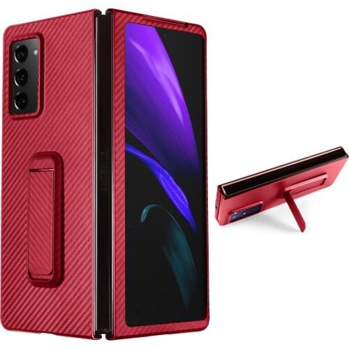 Kickstand Case for Samsung Z Fold 2 5G Flip Case Leather Cover For Samsung Galaxy W21 5G Phone Case