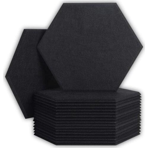 Quality 18 Pack Acoustic Panels Sound Proof Padding,Hexagon Sound Dampening Panels,for Wall Decor,Studio Acoustic Treatment