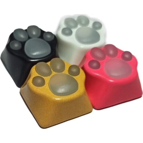 Customized Backlight ABS Silicone Kitty Paw Artisan Paws Pad Keyboard keyCap