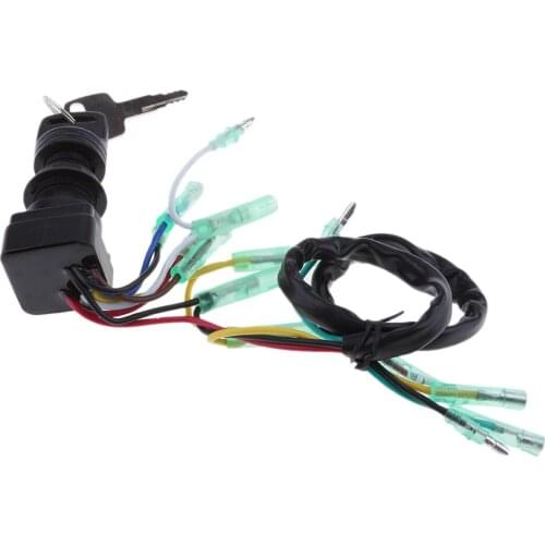 Ignition Key Switch Lock Assembly for Boat Outboard Engine Motors