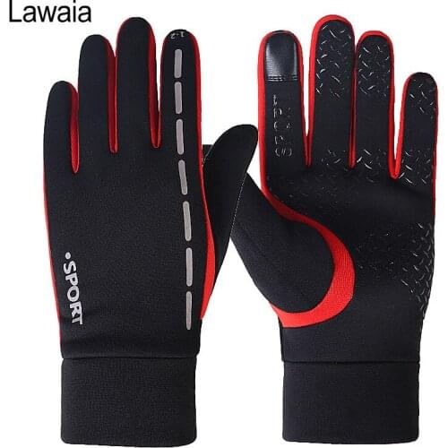 Lawaia Fishing Gloves Touch Screen Plus Velvet Warm Gloves Non-slip Windproof Waterproof Sports Fishing All Refers To Winter