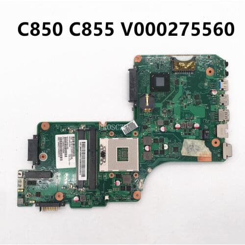 Free shipping For C850 C855 L850 L855 Laptop motherboard V000275560 6050A2541801-MB-A02 100% working well