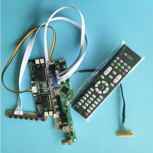 For LM190E08-TLH2 VGA AV New LCD HDMI TV USB kit Module 1280X1024 19" Digital Signal Controller Driver Board 4 lamps 30pin