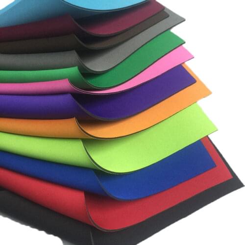 2.5MM thickness Multicolor nylon fabric coated SBR rubber Neoprene Fabrics material