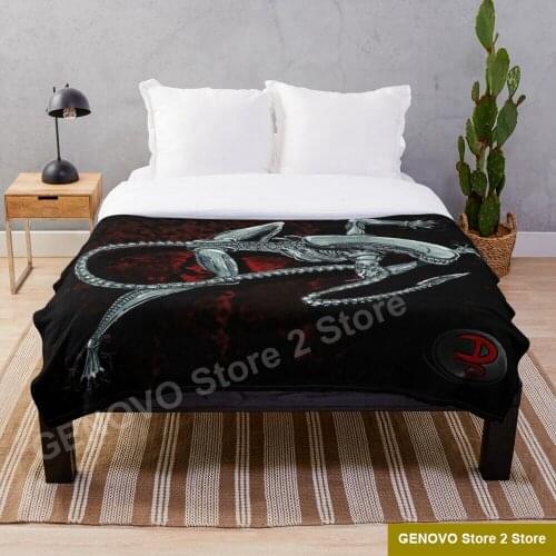 Xenomorph DmNerdArtist Throw Blanket blanket cover, warm decoration, bed and sofa, applicable to men and women