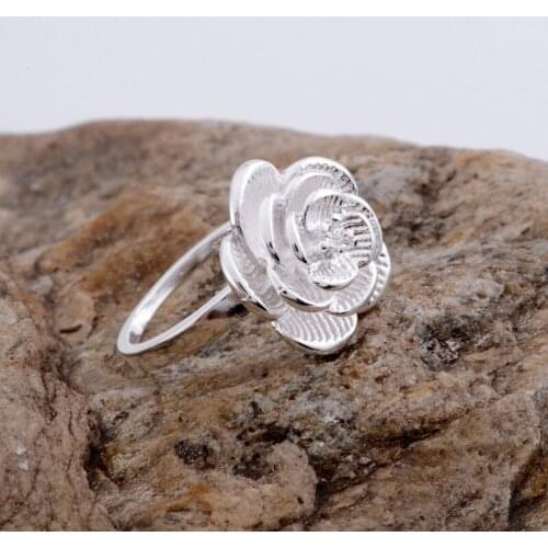 Wholesale silver plated ring 925 Fashion jewelry Silver Ring YJSLOLWF